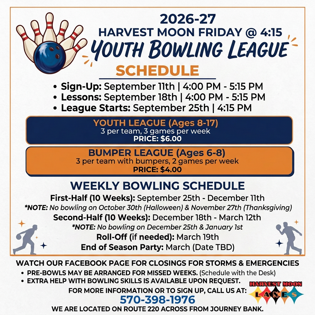 youth bowling league summer